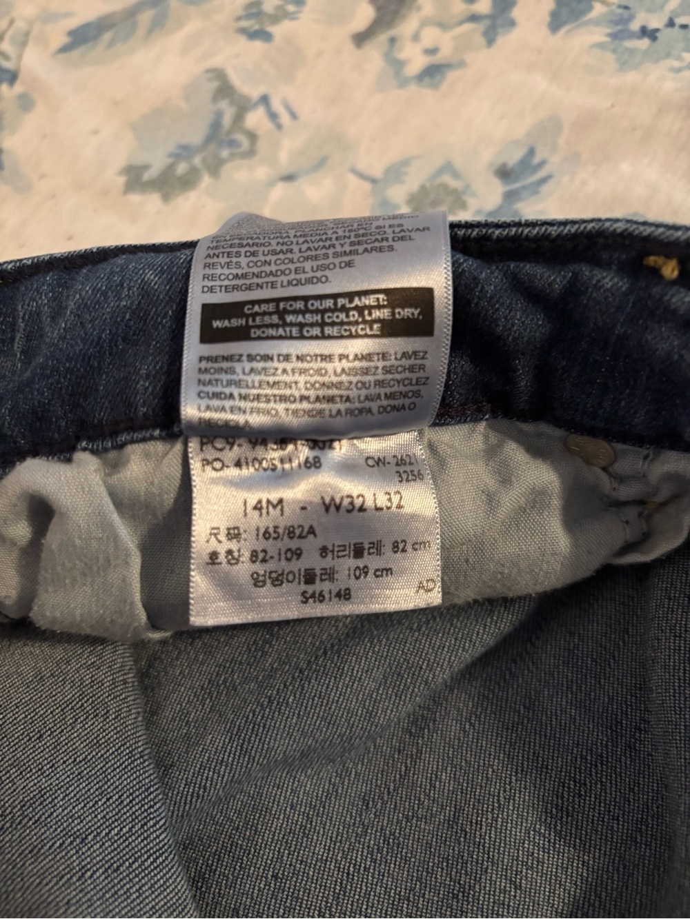 Signature by Levi Strauss Dark Blue Bootcut Jeans - Picture 3 of 3